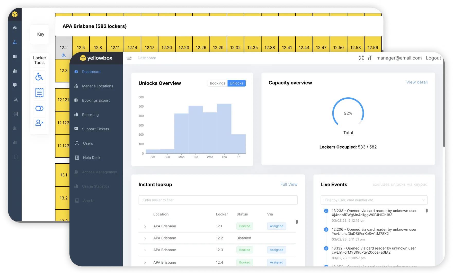 Yellowbox Dashboard