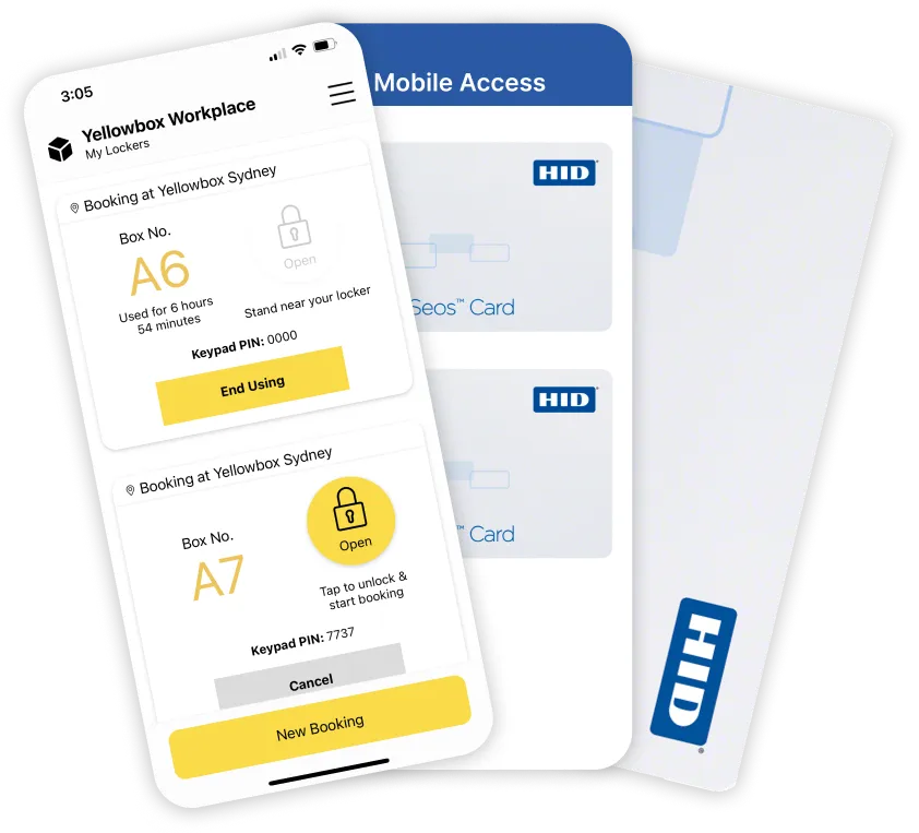 Access Methods - Mobile Phone, Touchscreen, Reader
